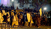 Still image of A protest erupts.