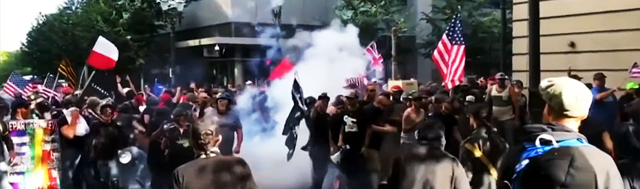 No Safe Spaces riot. Picture of No Safe Spaces riot.